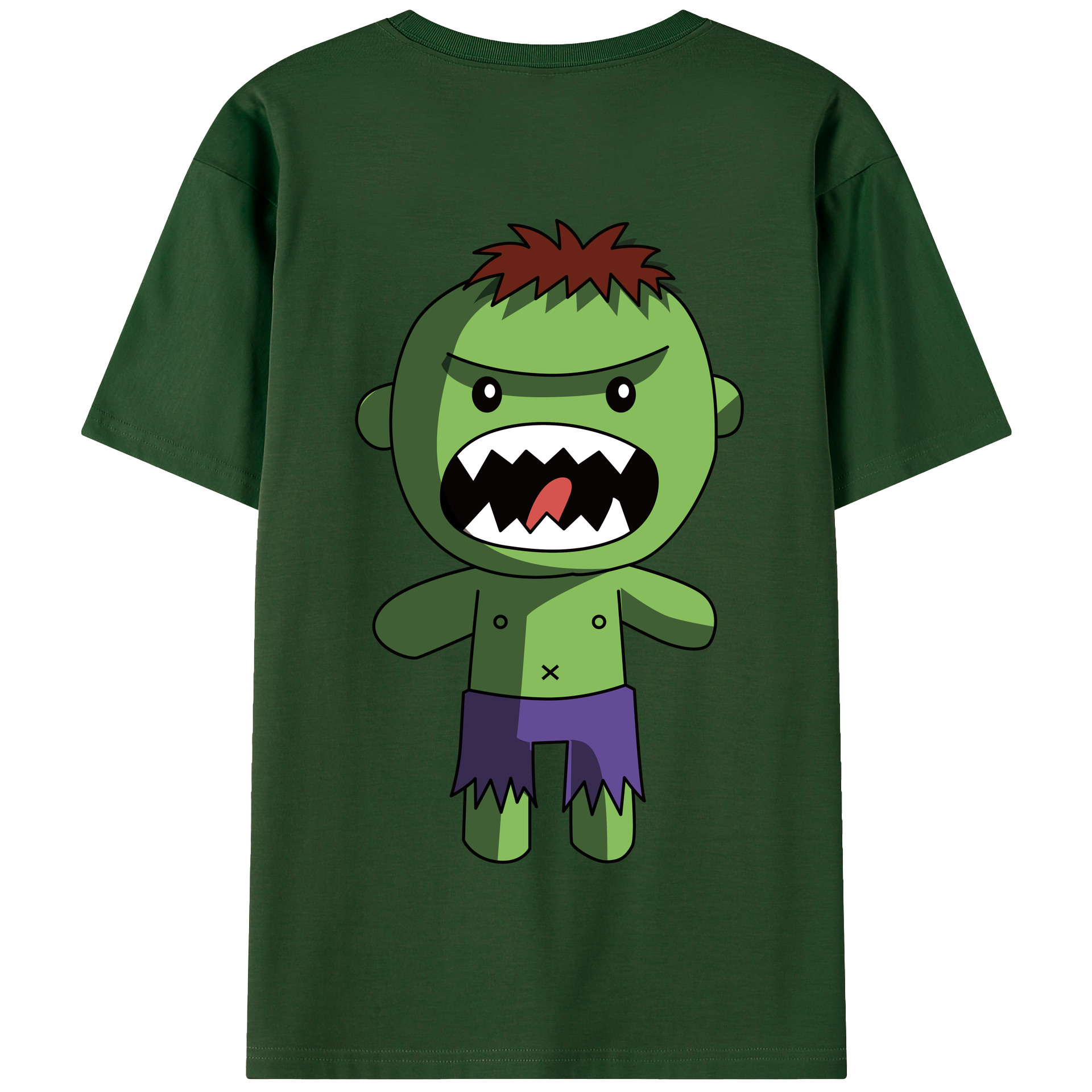 （画像用） アベンジャーズ The Avengers 綿100％半袖Tシャツ（背面プリント）